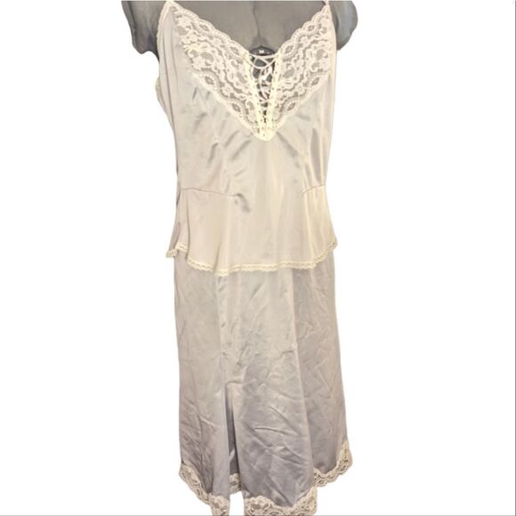 Vintage Maidenform Heartstrings union made gray 2 piece set - Picture 4 of 8